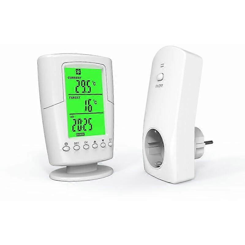 Small Wireless Temperature Control Socket Programmable Home Smart Thermostat TS-2000-EU