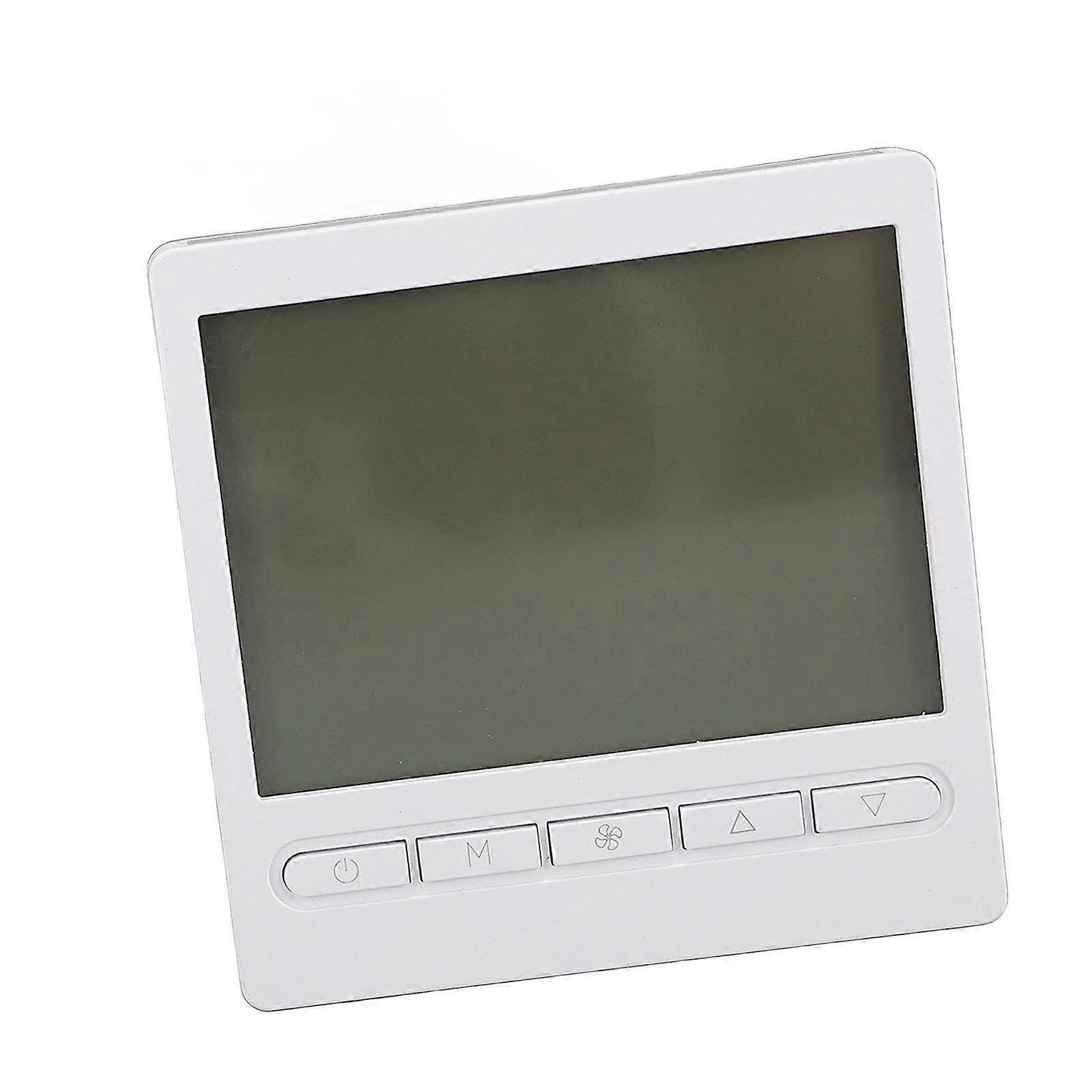 Home Thermostat Wireless RF Temperature Controller LCD Display Plug and Play for AC Fan Greenhouse 