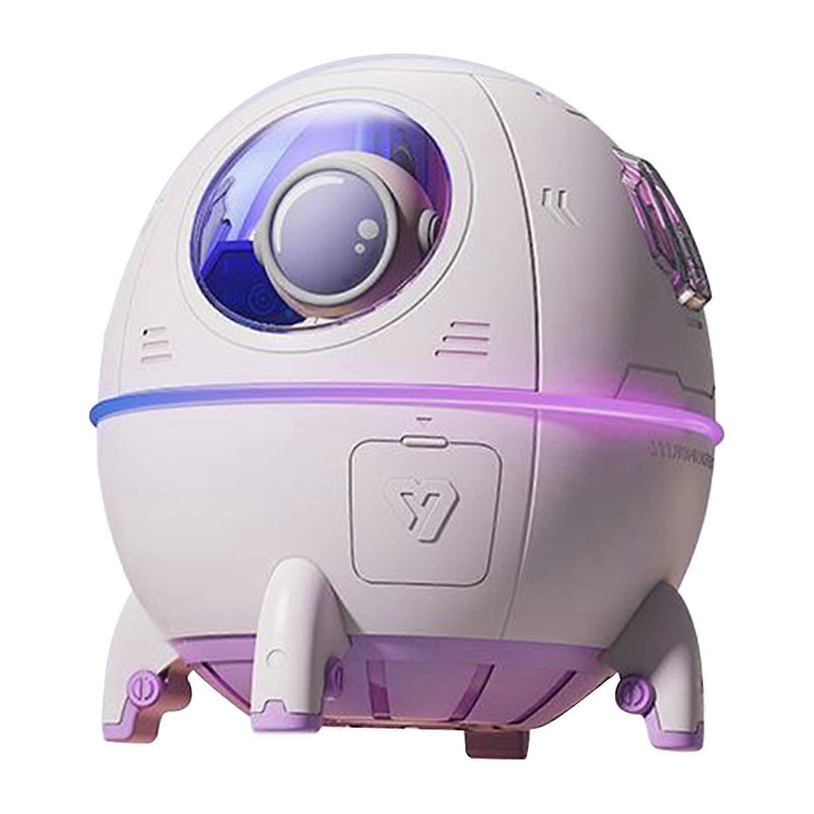 Mini Humidifier with Ambient Light for Bedroom, Transparent PC and Silicone Design, Compact Size for Home Use