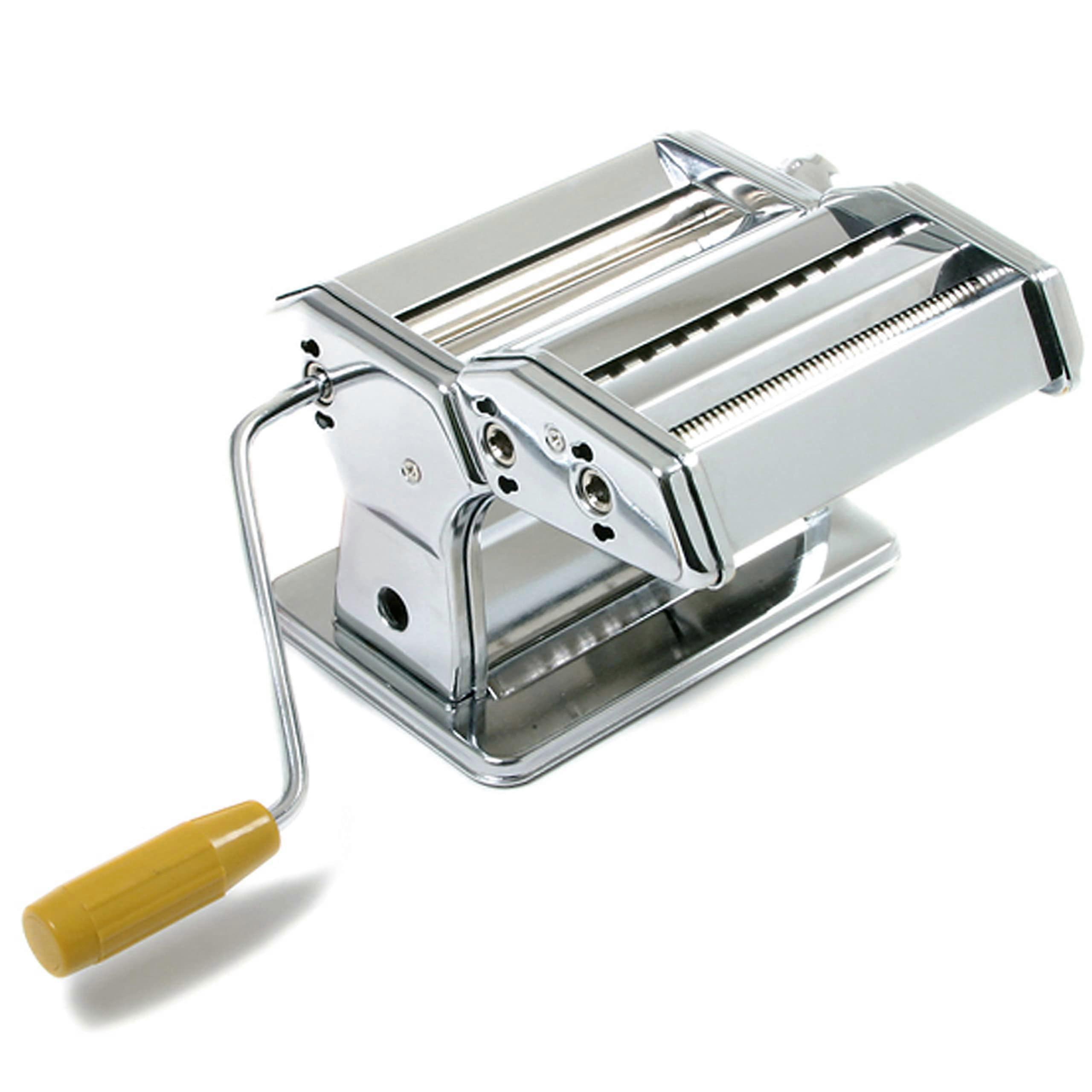 Silver Pasta Machine For Home Cooking Dimensions 5 X 8 X 5 In