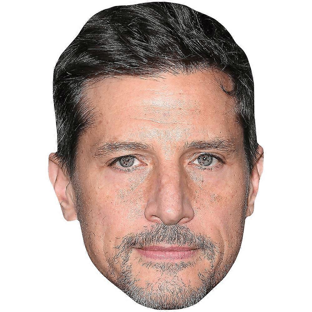 Simon Rex (Stubble) Celebrity Mask, Flat Card Face