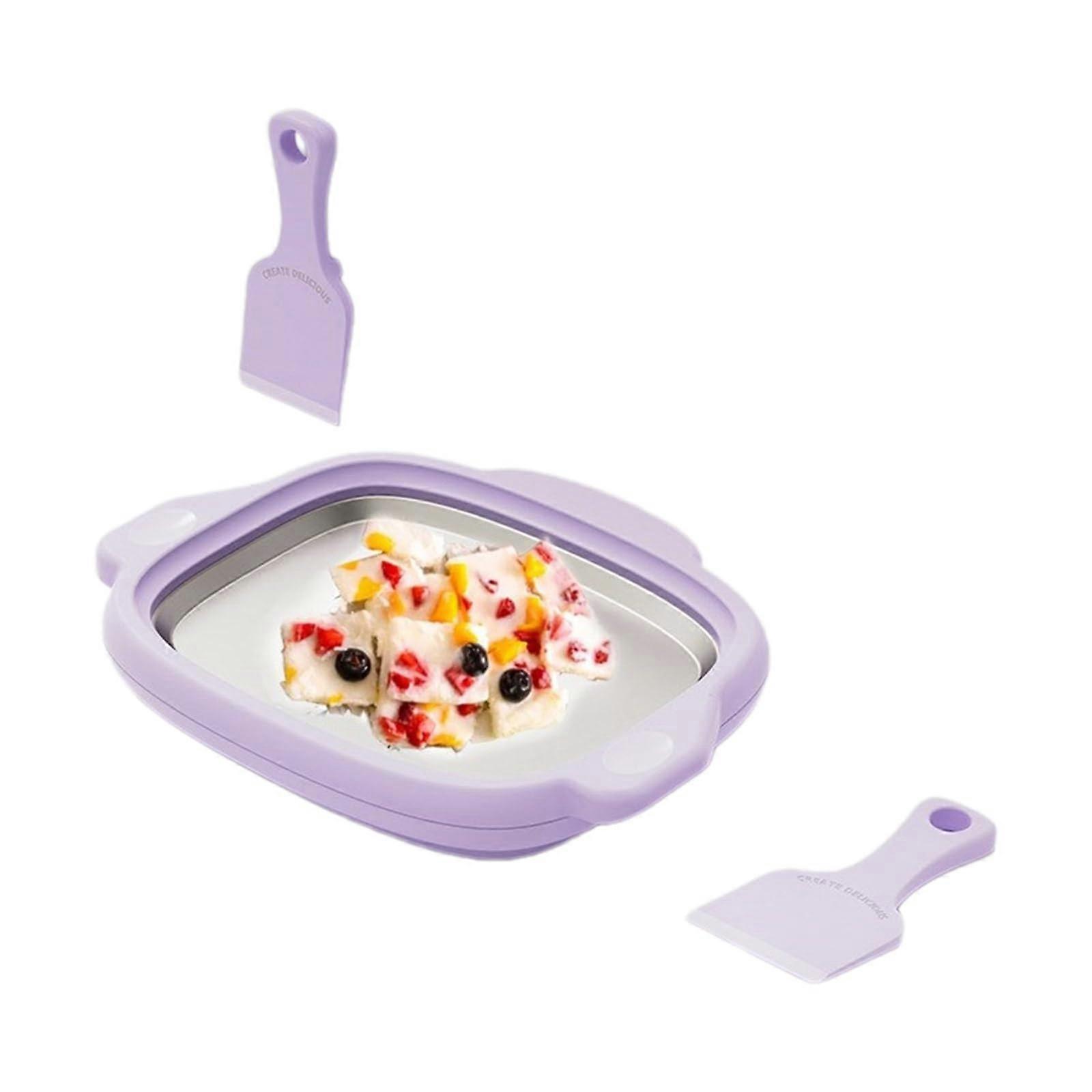Instant Ice Cream Maker For Making Soft Serve Ice Cream Slushies Freeze Yogurt Rolled Ice Cream Machine Homemade