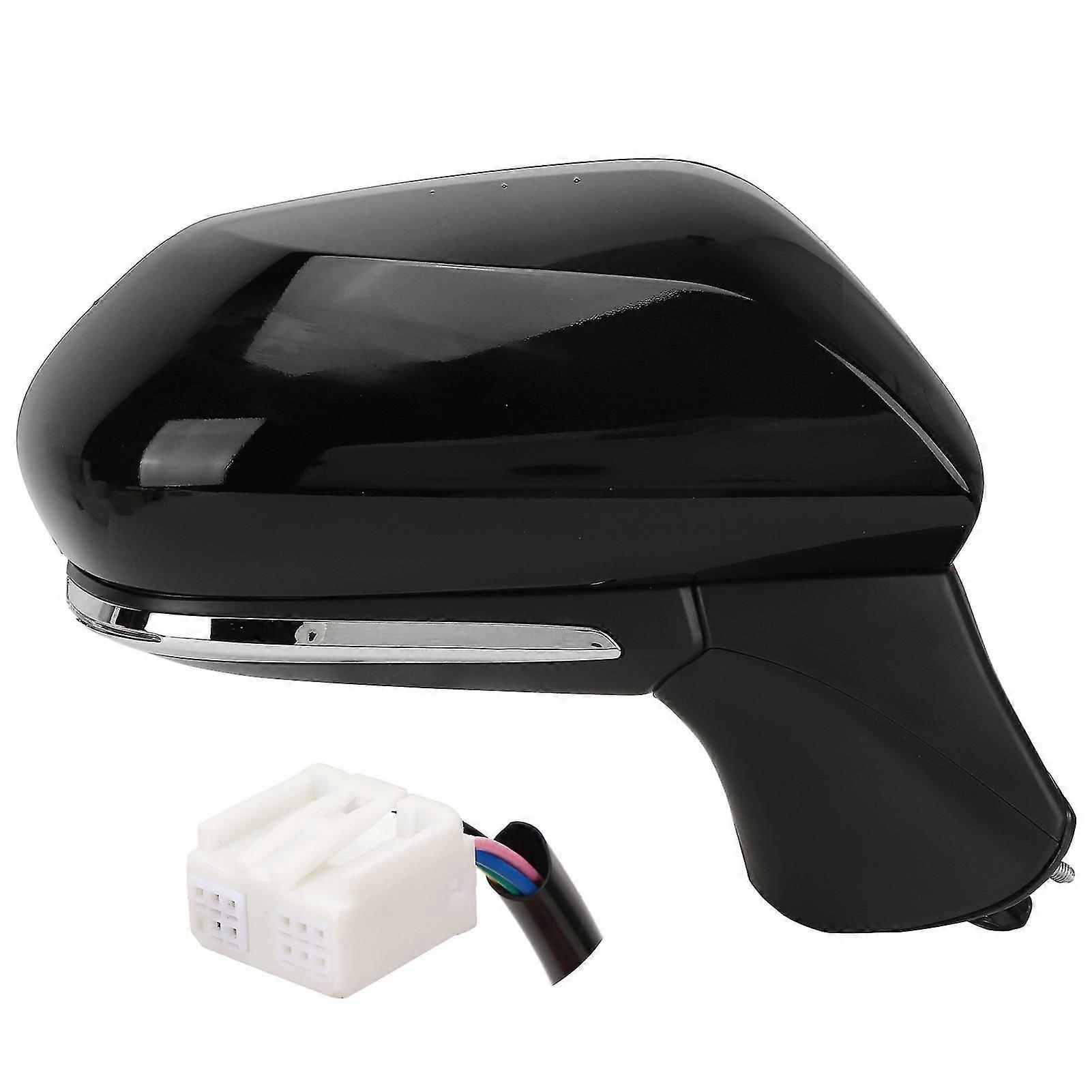Gloss Balck Power Heated Side Mirror with Turn Signal Light for Camry XV70 20182022