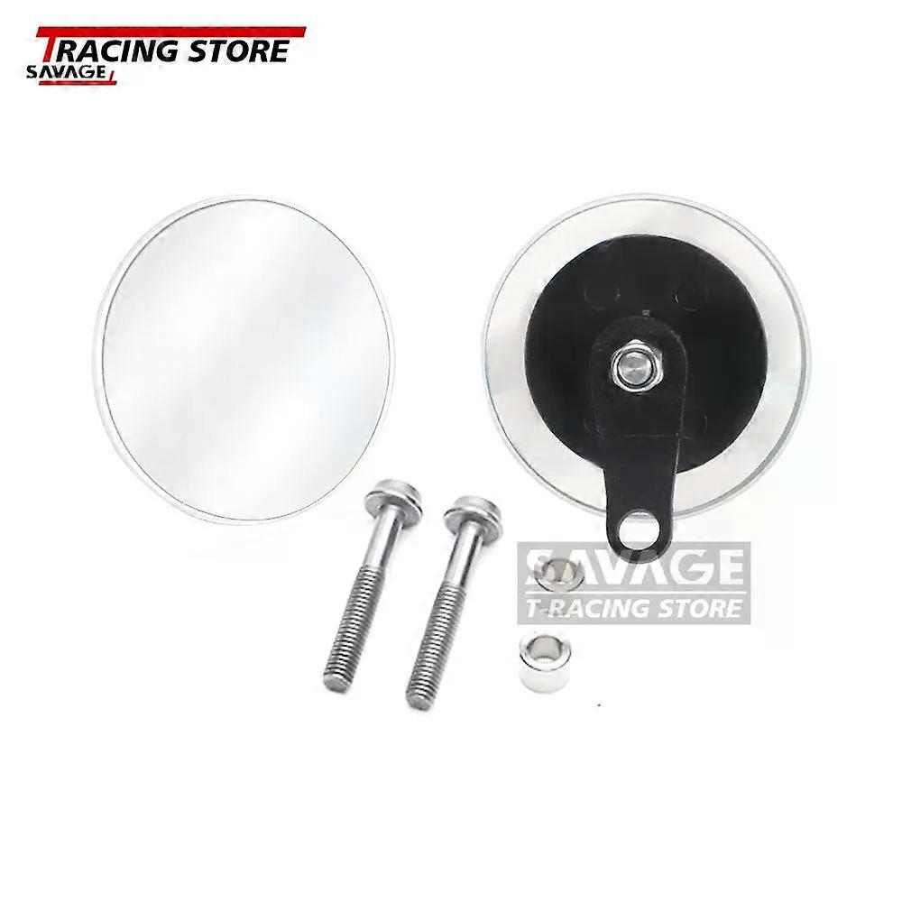 Applies to 2024 Motorycle Adjustable Rearview Mirror For BMW R Nine T Urban Pure Scrambler Wide-Angle Convex Mirror Rimless HD Blind Spot