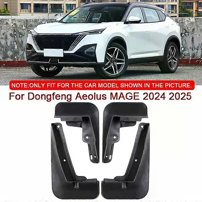 Car Styling For Dongfeng Aeolus MAGE 2024 2025 ABS Car Mud Flaps Splash Guard Mudguards MudFlaps Front Rear Fender Accessory