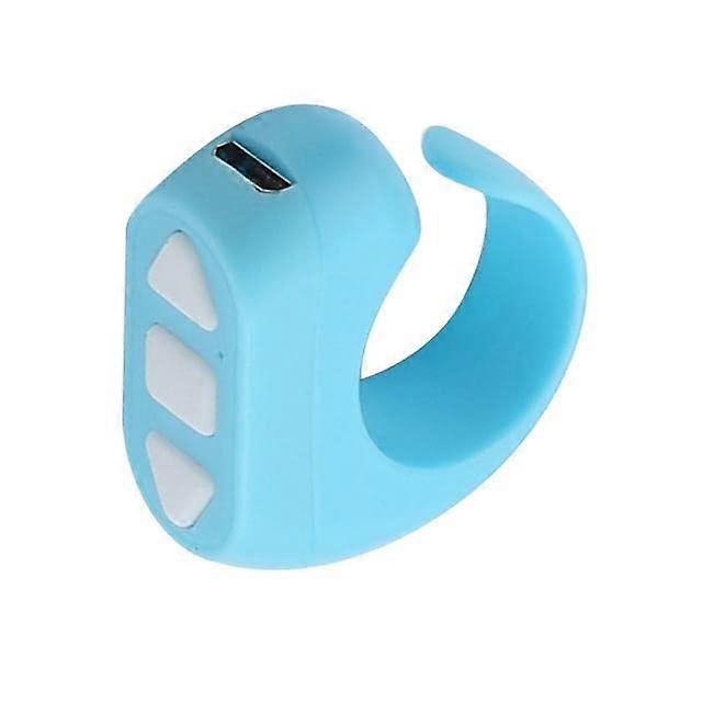 Cell Phone Camera Shutter Ring Creates Stunning Photos and Selfies Media Page Turner, Suitable for Most Cell Phones - (Color: Blue)
