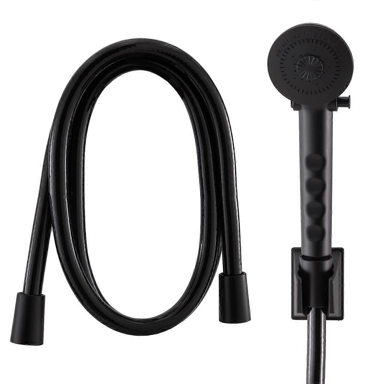 Recpro RV Hand Shower Matte Black With Indoor Hose Handheld Shower RV Bathroom Accessory