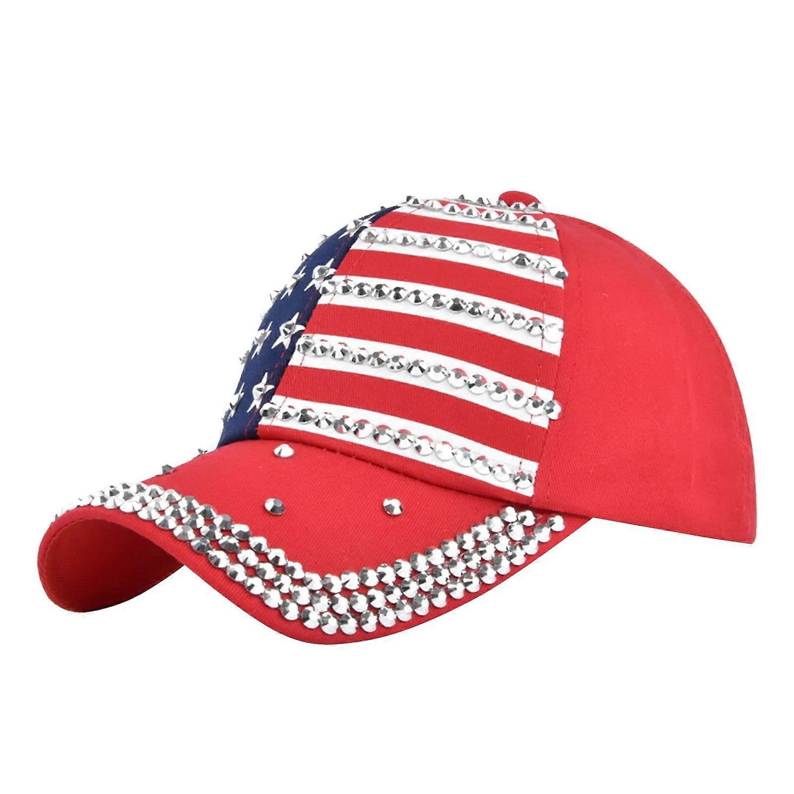 Bling Rhinestone Baseball Hat Cover Adjustable Snapback Model Z2-Ret For Men