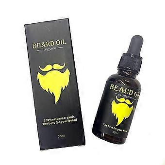 Óleo de Crescimento de Barba para Homens, Óleo Essencial Hidratante Amaciante e Nutritivo Cuidados com a Barba 30ml