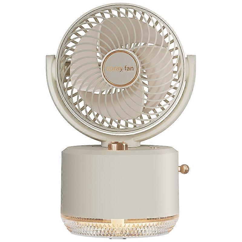 USB Charging Cooler Air Conditioning Fan Desktop Cooling Fan Swing Humidifier