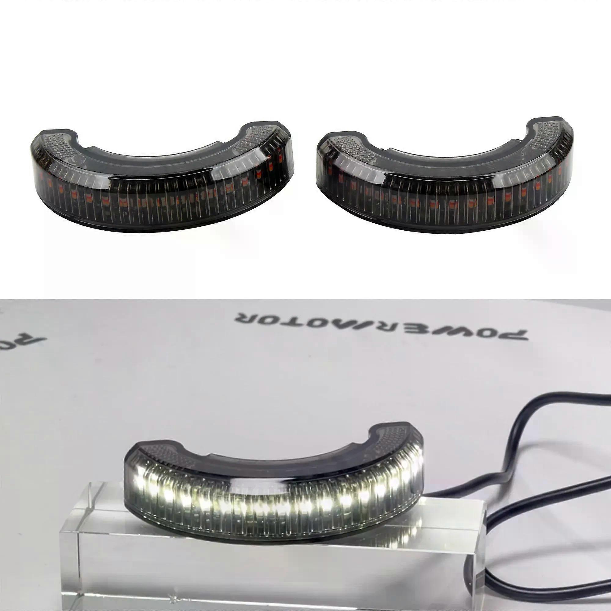 Universal Motorcycle LED Turn Signal Light  compatible for B-M-W Honda Suzuki Kawasaki Front Shock  Motocross Street Racing Components