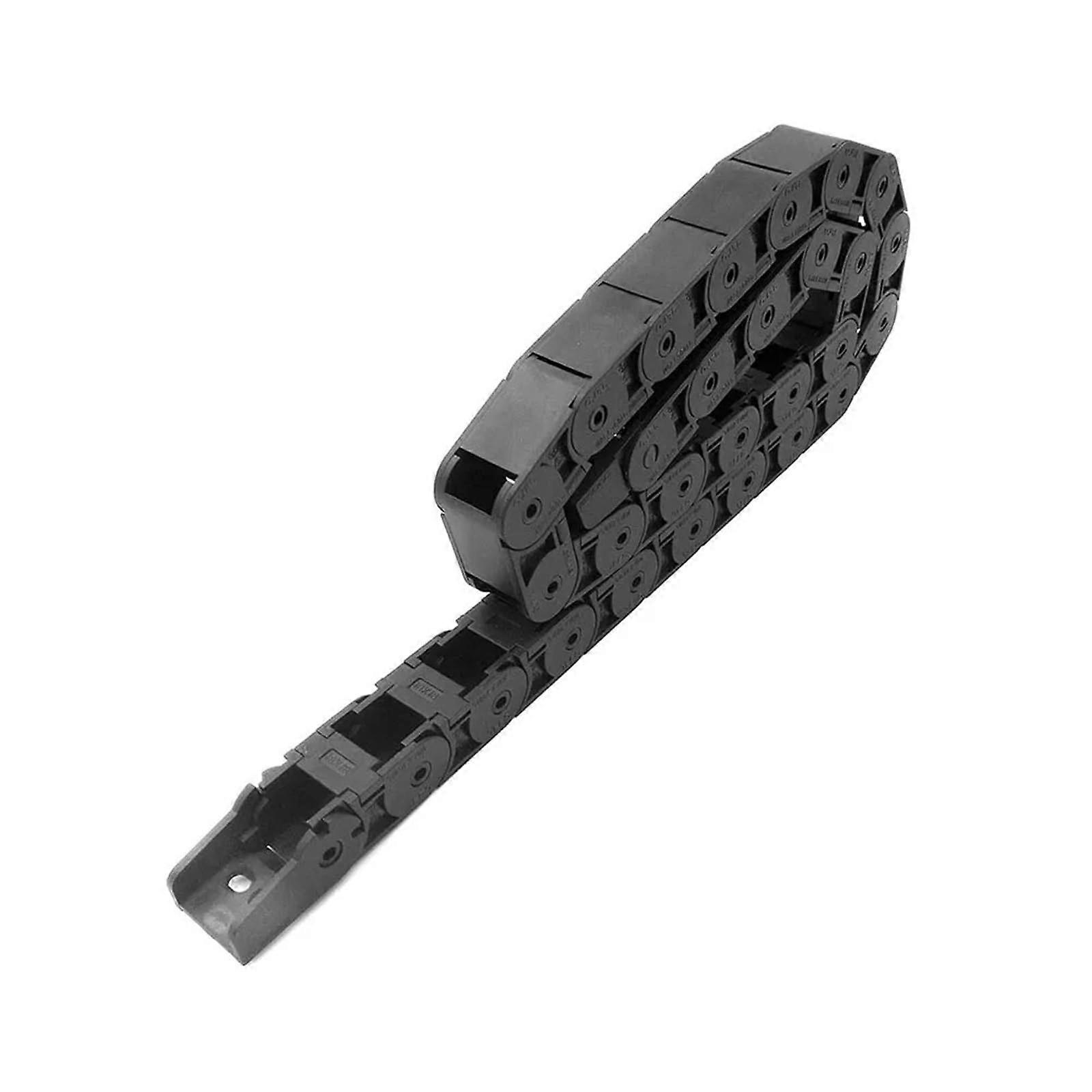 Commercial 1 Meter 18x18mm Wire Carrier Cable Drag Chain Towline for CNC Router Machine Tools R38 Model