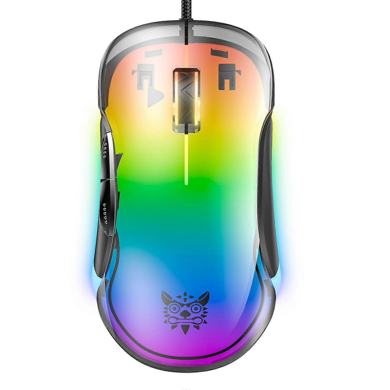 ONIKUMA CW925 12800DPI Souris filaire de jeu RVB E-Sports colorée
