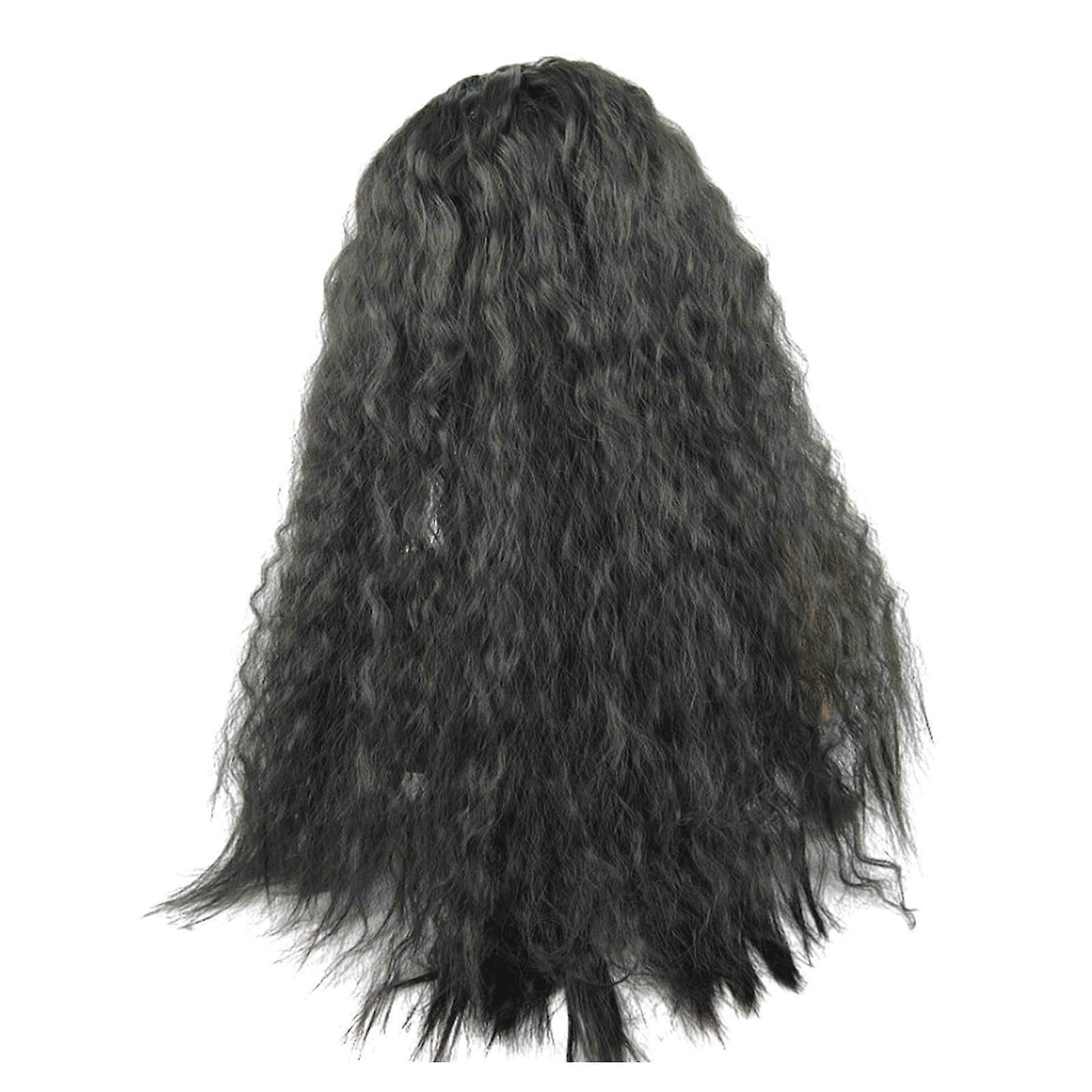 Fashionable Long Curly Hair Wig Two Adjustable Shoulder Straps With Inner Cap Mesh Which Can Be Wound To Fixed Position The Head Circumference Wu1407