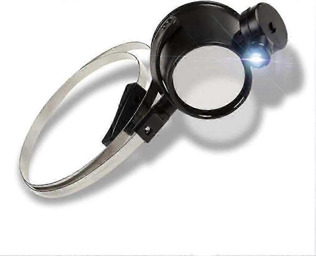 Vergrootglas met LED-licht 15x zoom - Hoofdband Vergrootglas Hoofdband met licht