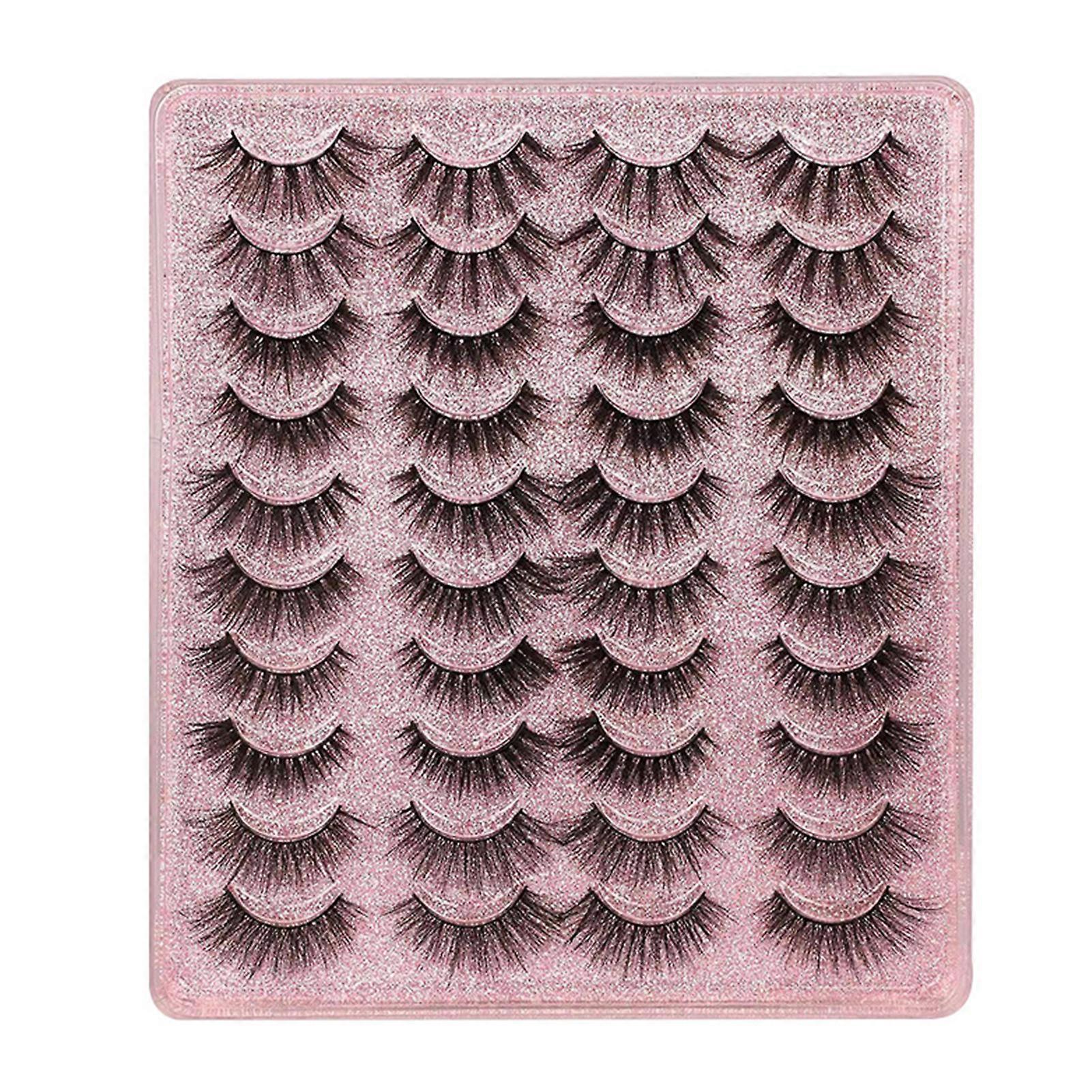 Realistic-looking False Eyelashes Reusable Easy to Fit Eye Shape Eyelashes