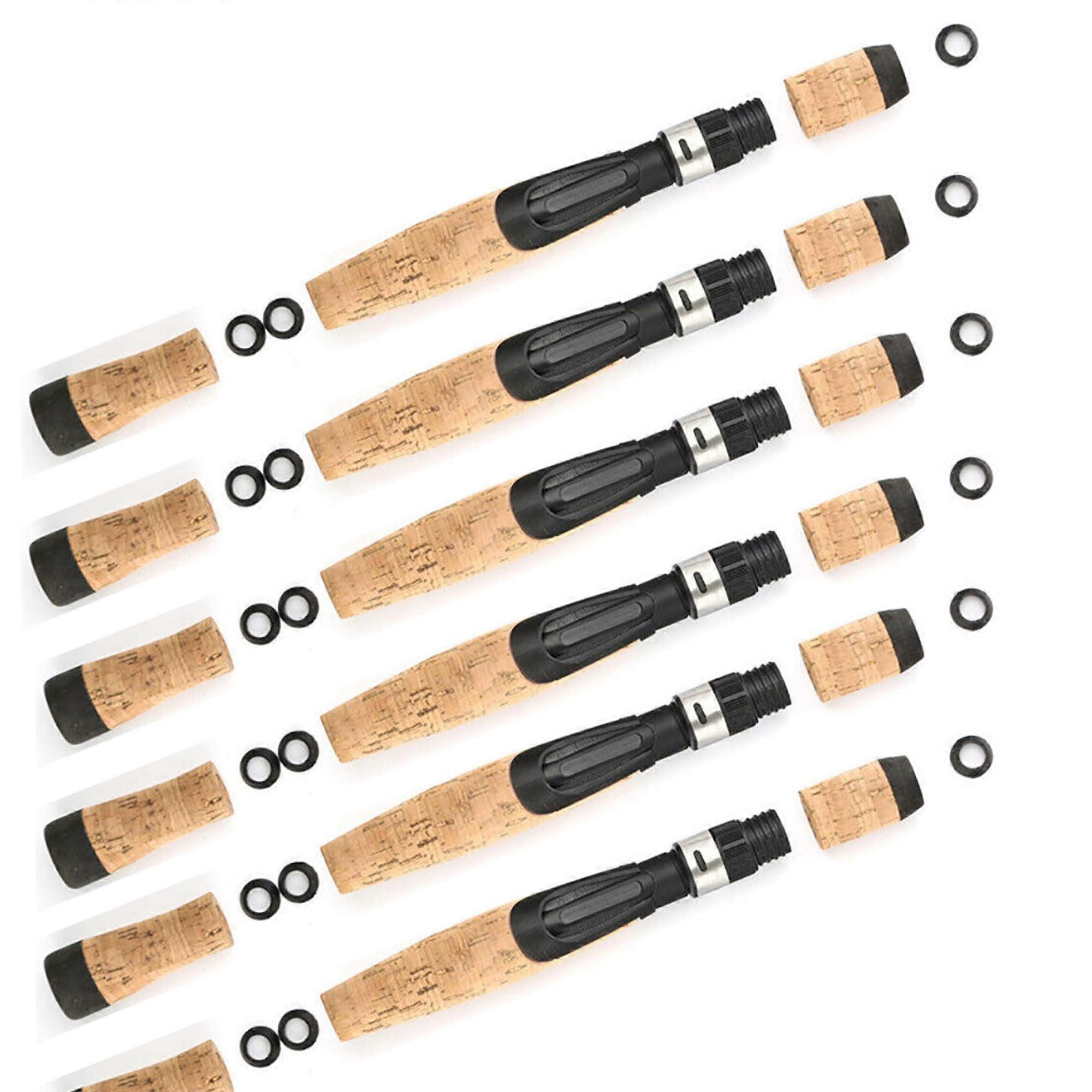6 Sets Spinning Fishing Rod Handle Composite Cork for Fishing