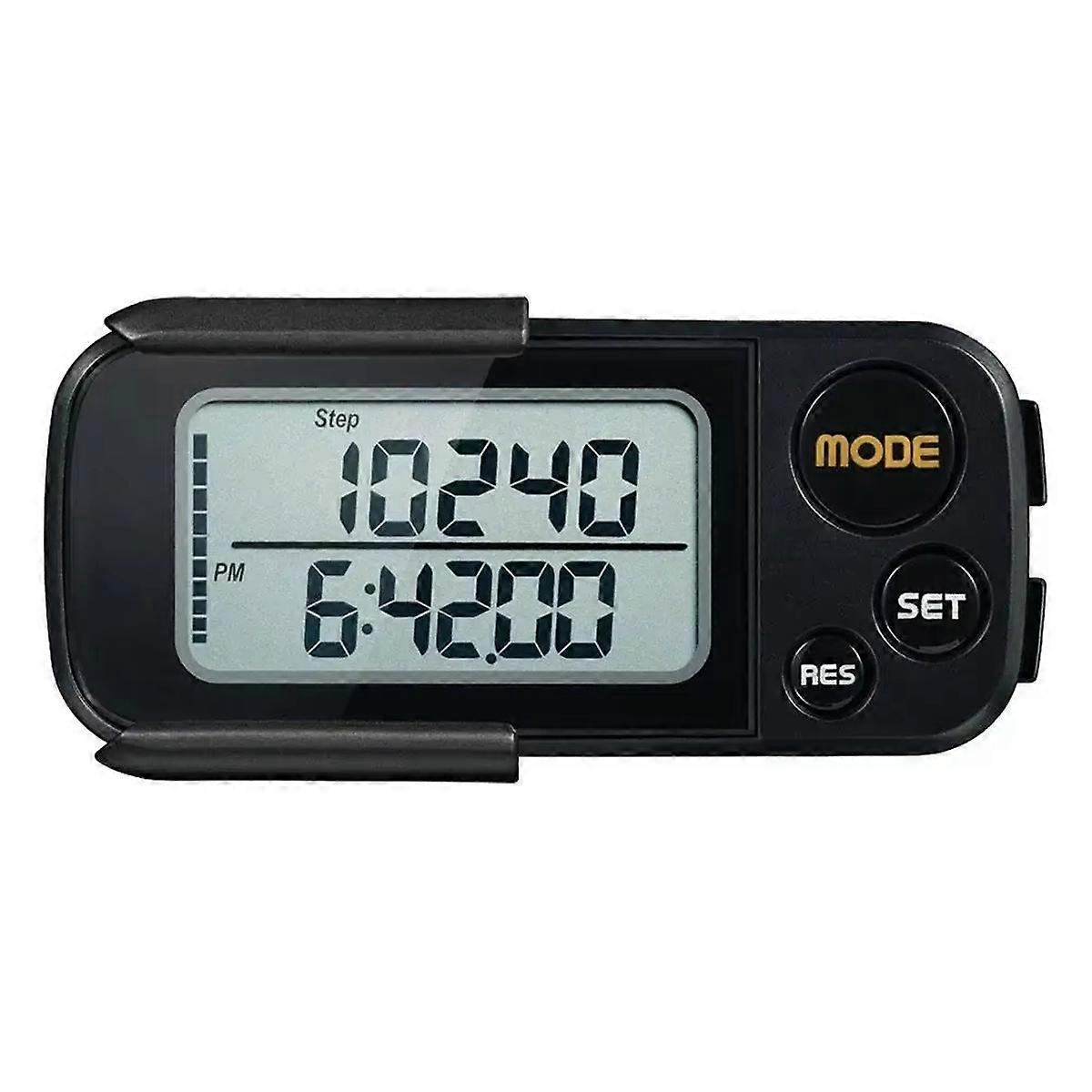 3D Electronic Pedometer Simple Mini Step Counter Walking Step Pedometer Digital Pedometer for Exerci