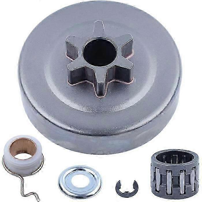 3/8" 6T Clutch Drum Sprocket Bearing Kit Compatible With STIHL MS170 MS180 MS210 MS230 MS250 017 018 021 023 024 025 026 Truno -cdsx