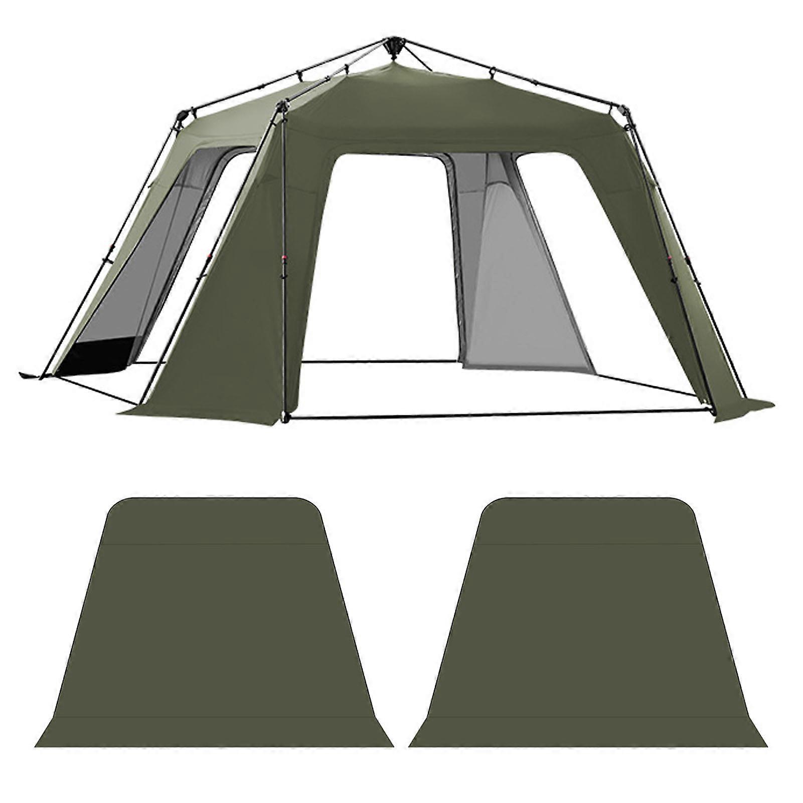 2pcs Door Curtain for Canopy Tent Dome Canopy Camping Sun Protection Waterproof Canopy