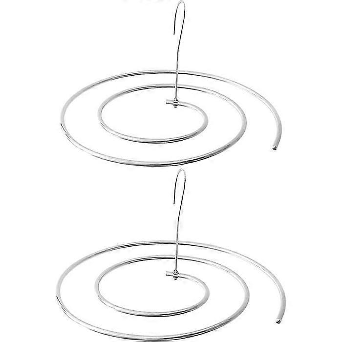 2 Pack Space Saving Bed Sheet Holder, Multi-Function Spiral Drying Rack, Made of Stainless Steel