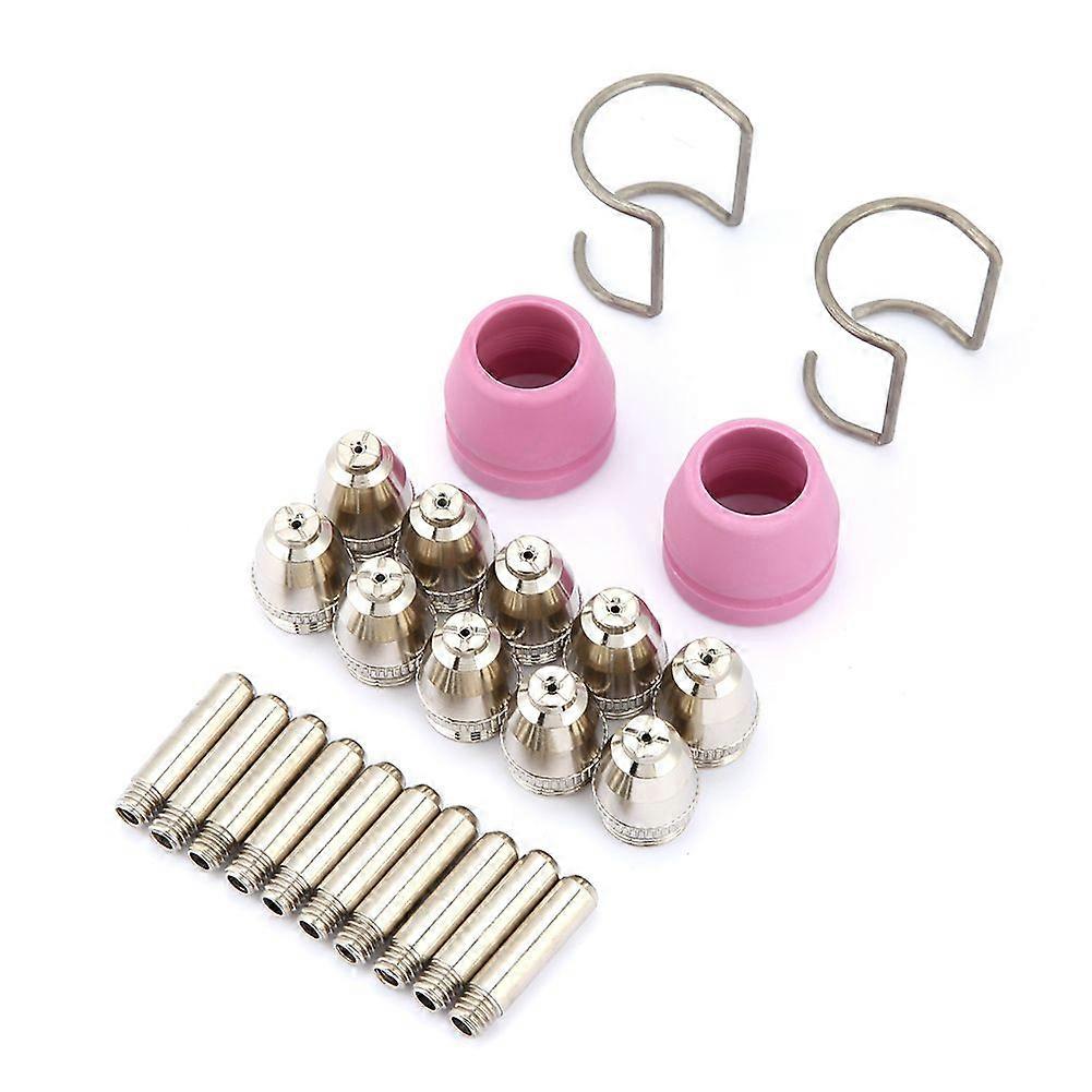 24pc/set AG60 SG55 Plasma Cutter Cutting Torch Consumables Electrode Nozzles Cups Kit