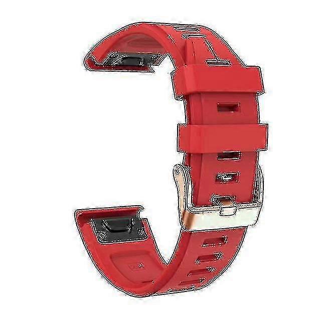 Garmin Fenix 5s/6s Pro 20mm Silicone Strap - Red