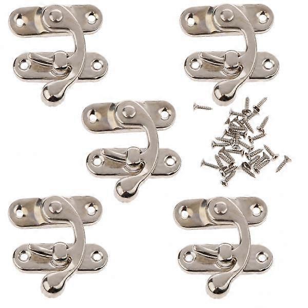 4-5pack 5 Set Silver Swing Bag Clasp / Box Latch NEW