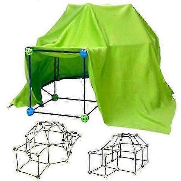 Build Your Own Den Set Play Build Fort Tent Building Kid DIY Tent Toy
