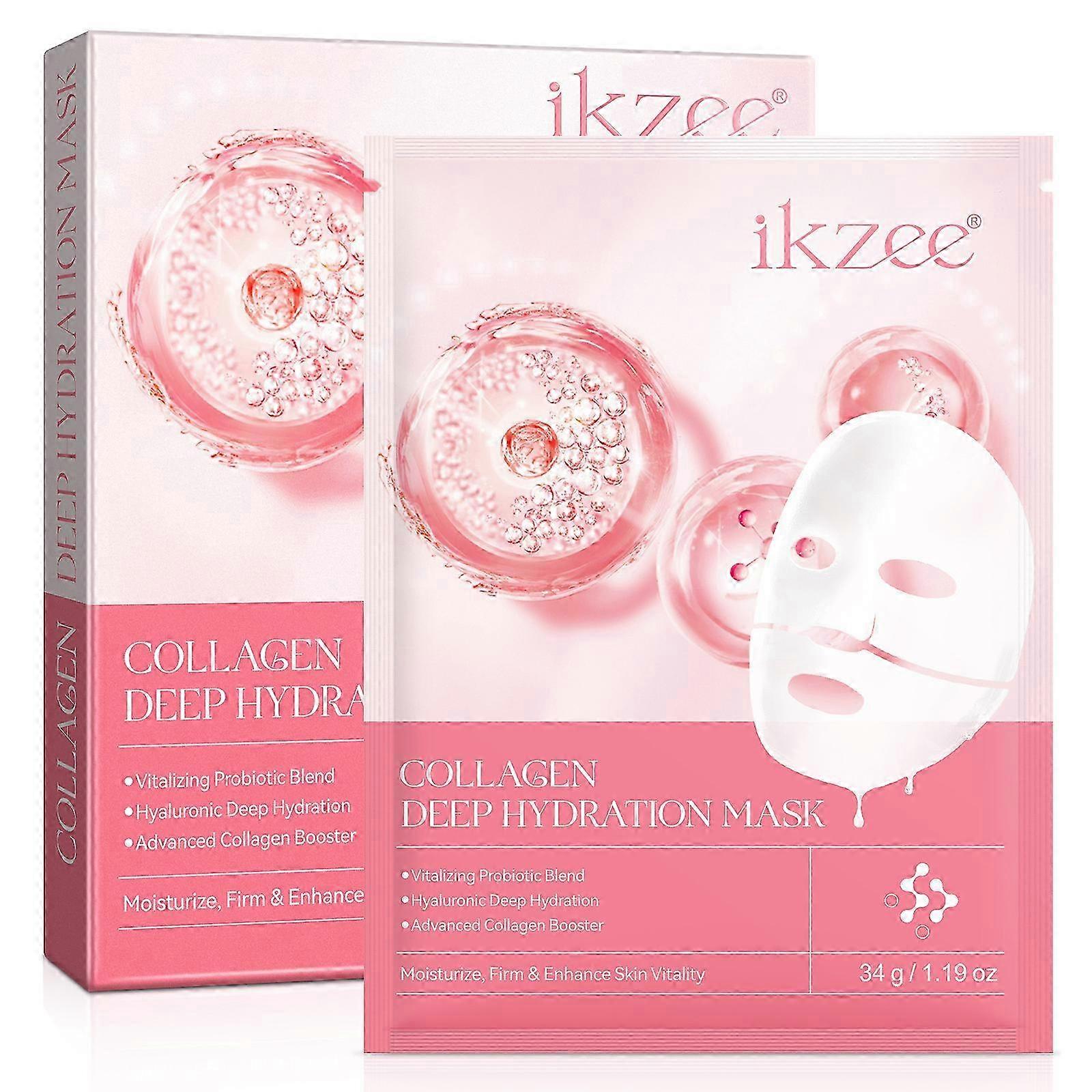 2025 Bio-Collagen Real Deep Mask Supplement Collagen Hydrating Overnight Hydrogel Mask Elasticity Improvement Pore Minimizing Firming