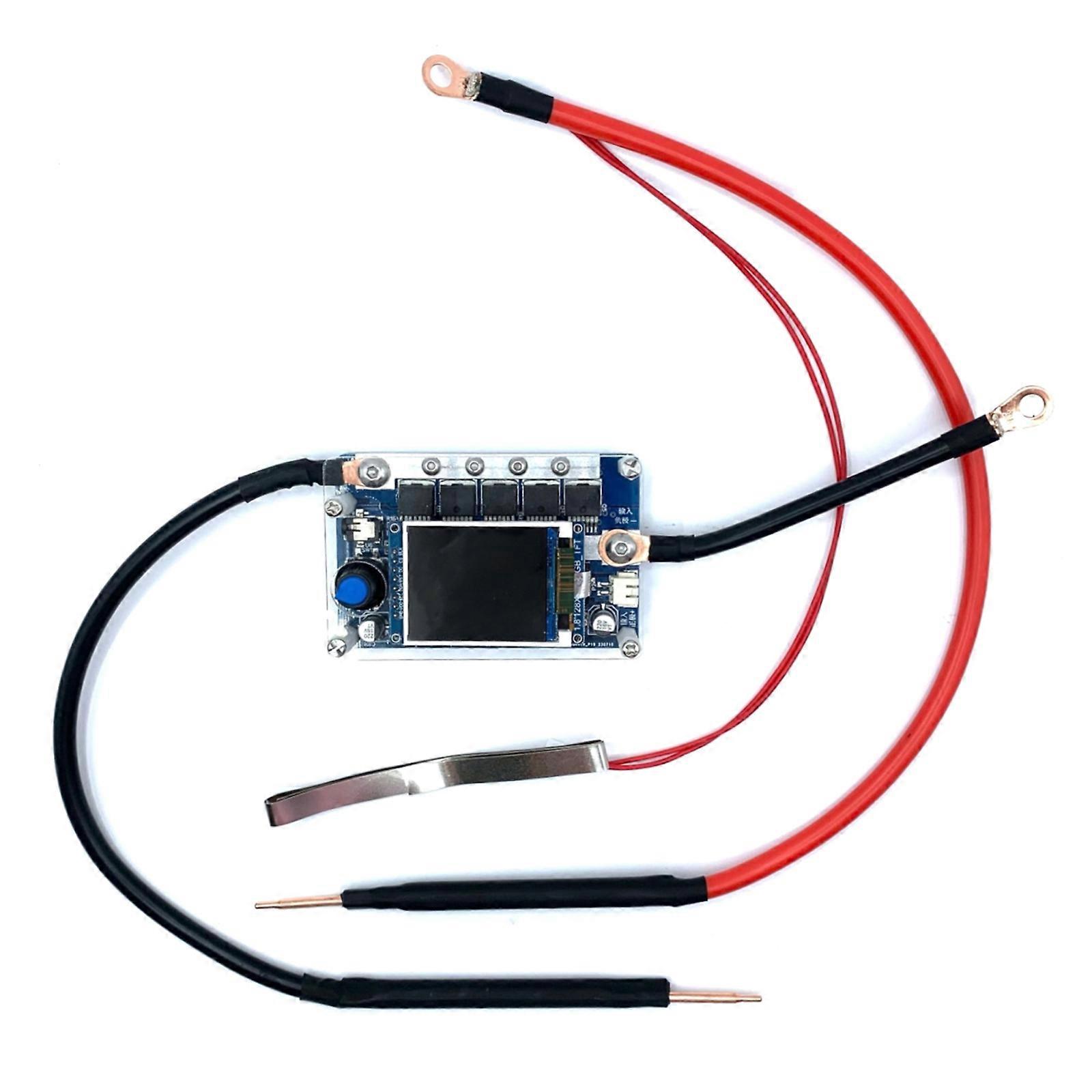 Spots Welding Machine Control Board Adjustable Equipped Digital Display Screen Supports 7-14V Battery Power Supply