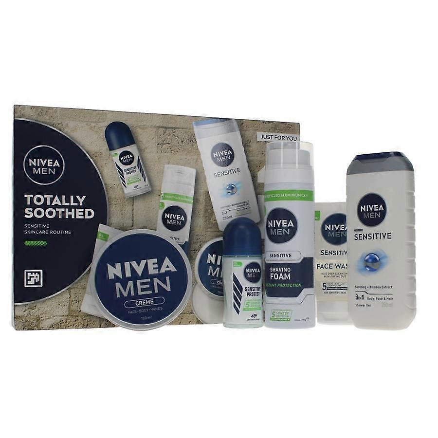 Nivea Men Totally Soothed Sensitive Skincare Routine Set