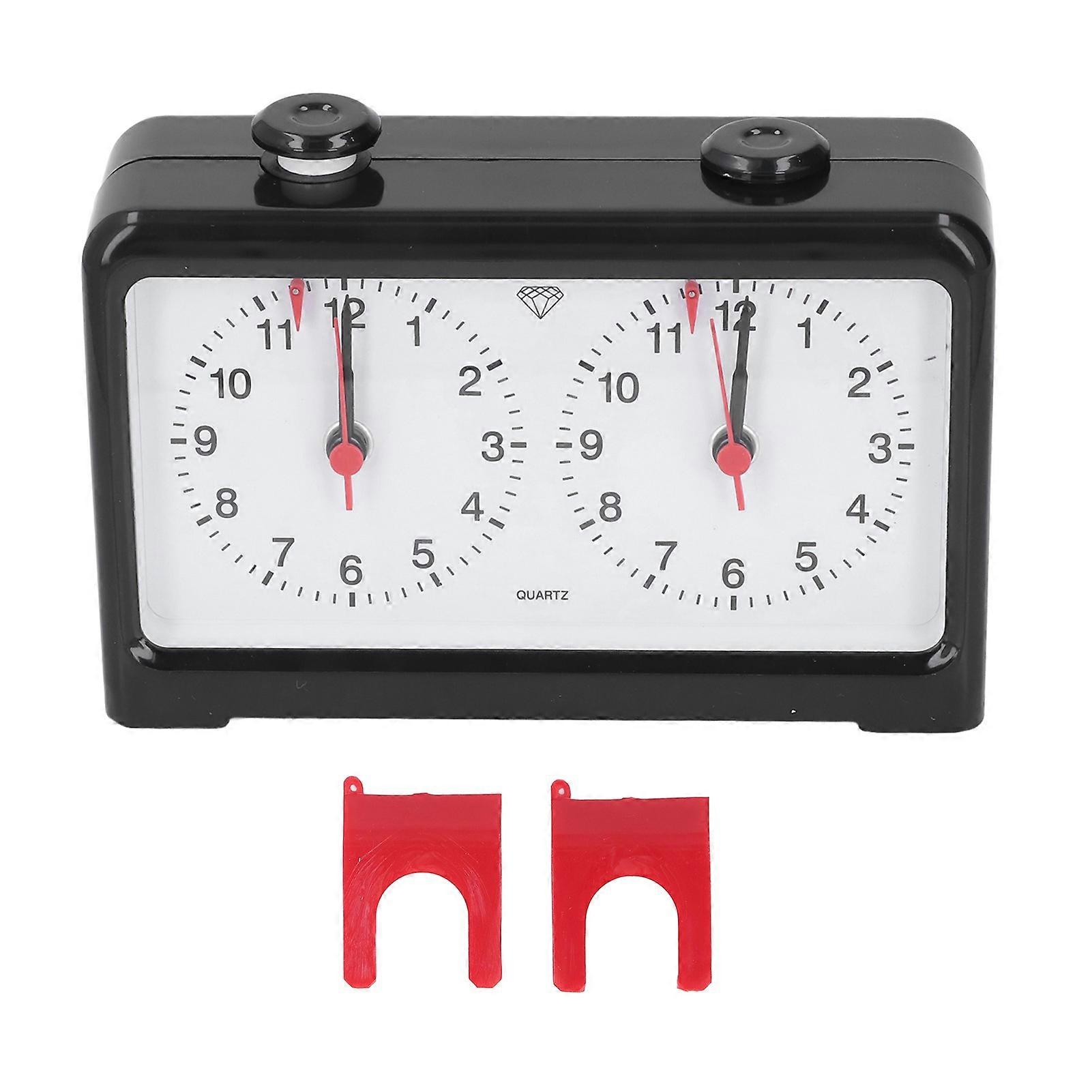 Minuterie d'échecs à quartz multifonctionnelle, ornements rétro, horloge d'échecs alimentée par batterie pour les échecs