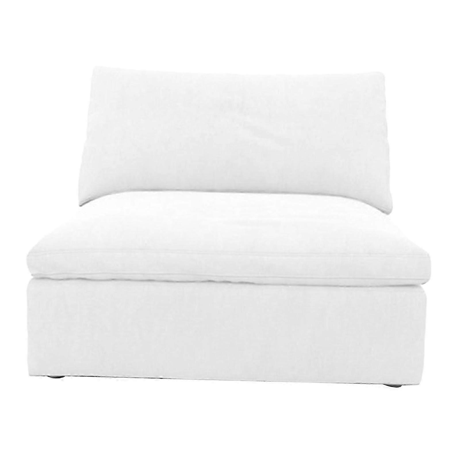 寝室、アパート、またはホテルの家具用の実用的なアームレストレスシングルシートソファは、快適さとスペース効率に最適です