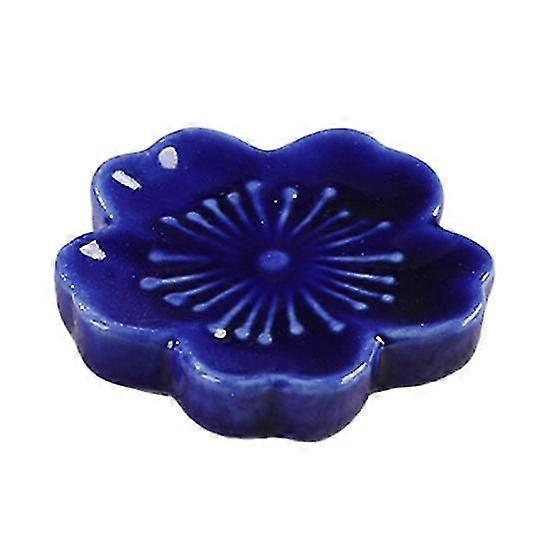 2025 Chopstick Rest Sakura Shape Ceramic Chopstick Holder Versatile Tableware Holder for Home Kitchen Restaurant