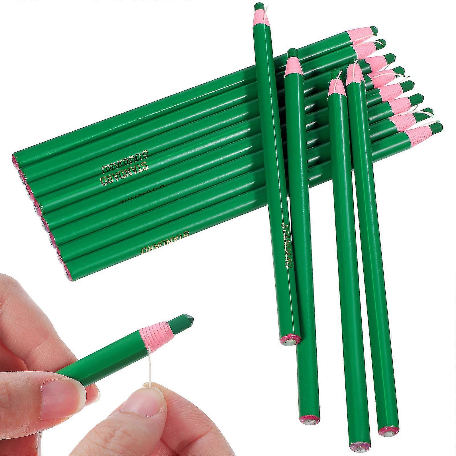24 Pack Multi Functional Wax Markers for Fabrics, Portable Drawing Crayons for Tailors, Designers, Craftsmen & Home Use