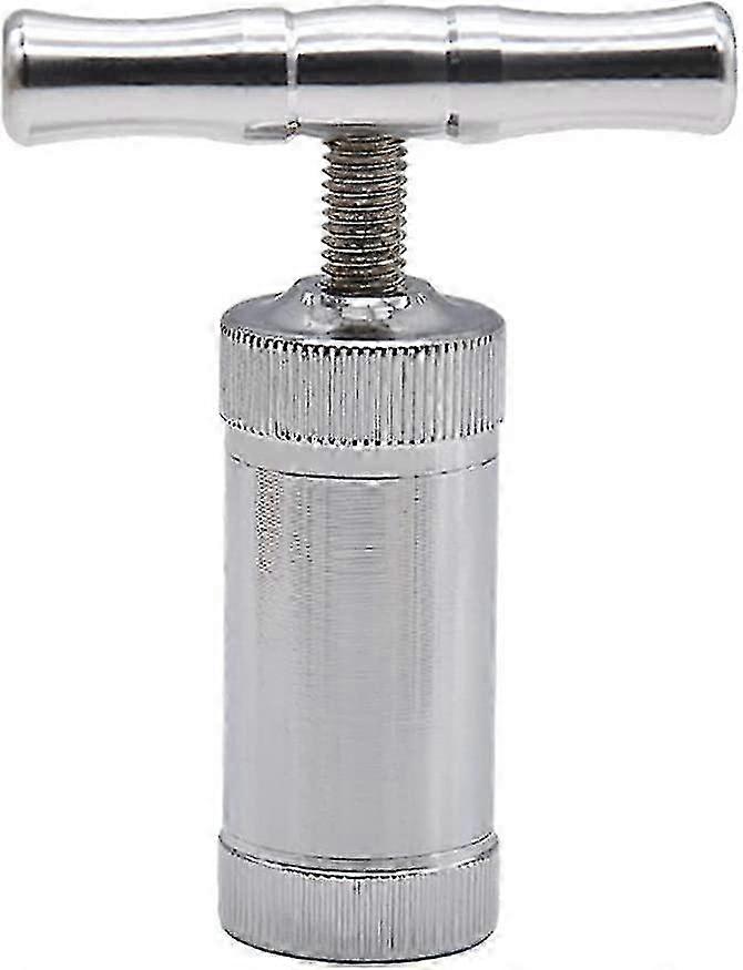 Heavy Duty Herb Grinder with T Handle for Garlic Spice Pollen Press
