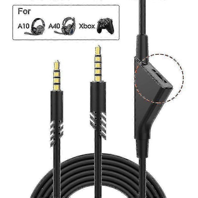 كابل بديل لسماعة الألعاب Astro A10 A40 A30 G233 مع 3.5 مم Aux