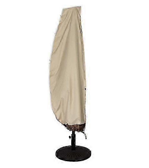 Copertura per ombrellone a sbalzo impermeabile UV 600D con custodia, baldacchino parasole da giardino all'aperto per la protezione dei mobili da giardino