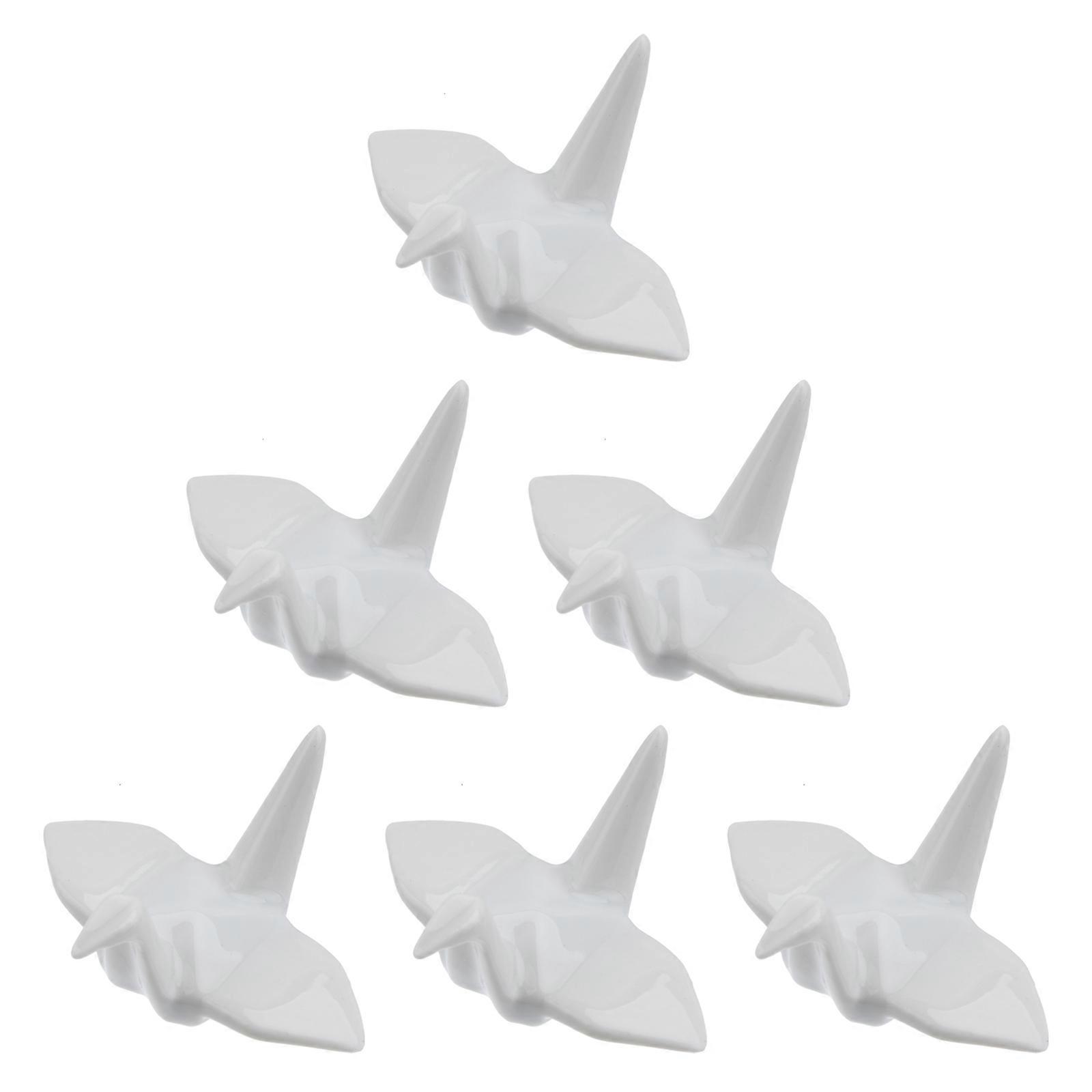 Ceramic Fork Holder, Elegant Paper Crane Style, Functional Kitchen Accessory