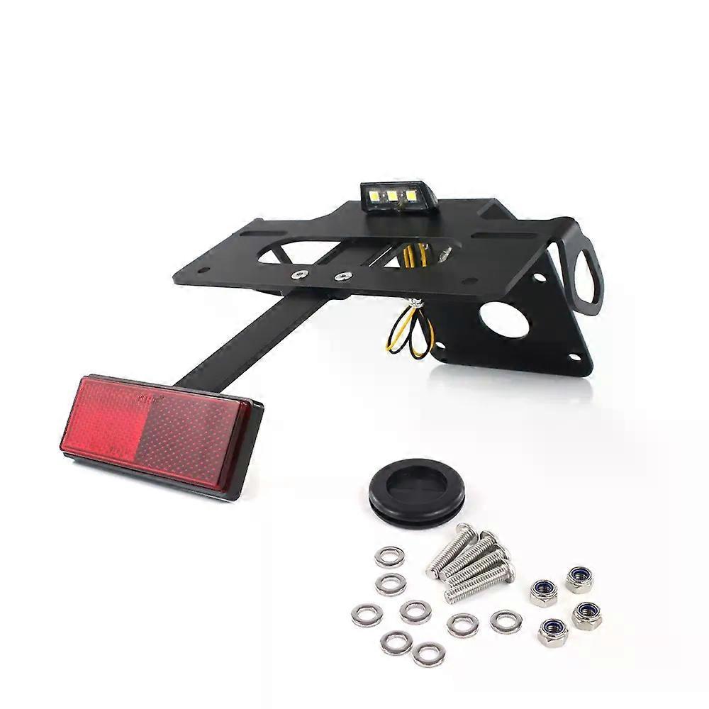 con License Plate Frame Holder Bracket For Yamaha XSR900 2022-2024 XSR900 GP Motorcycle Rear Fender Eliminator Tail Tidy LED Light