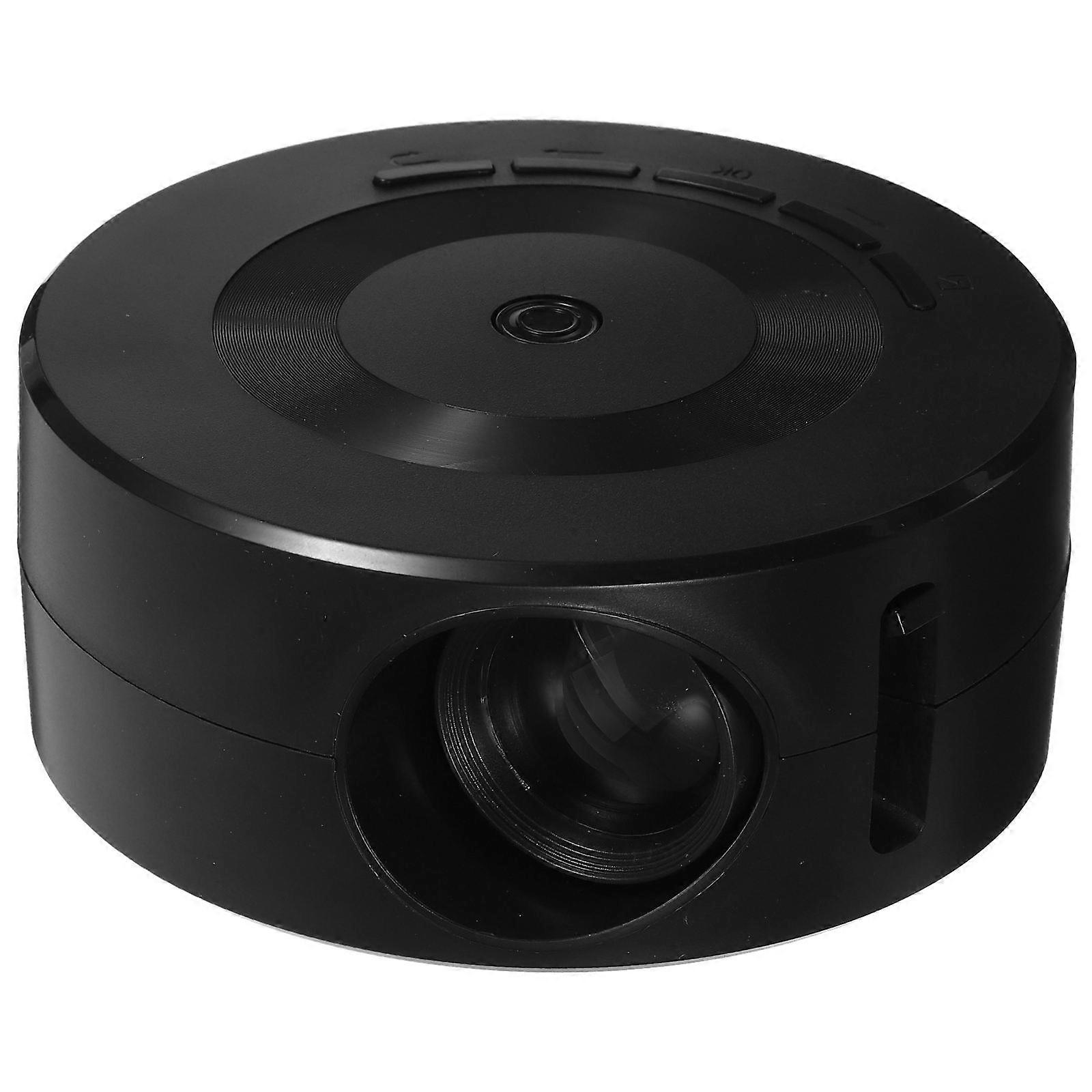 Mini projecteur portable avec mise en miroir d’écran, projecteur de divertissement à domicile léger pour une utilisation à l’intérieur et à l’extérieur avec haut-parleur intégré et longue durée de vie des LED