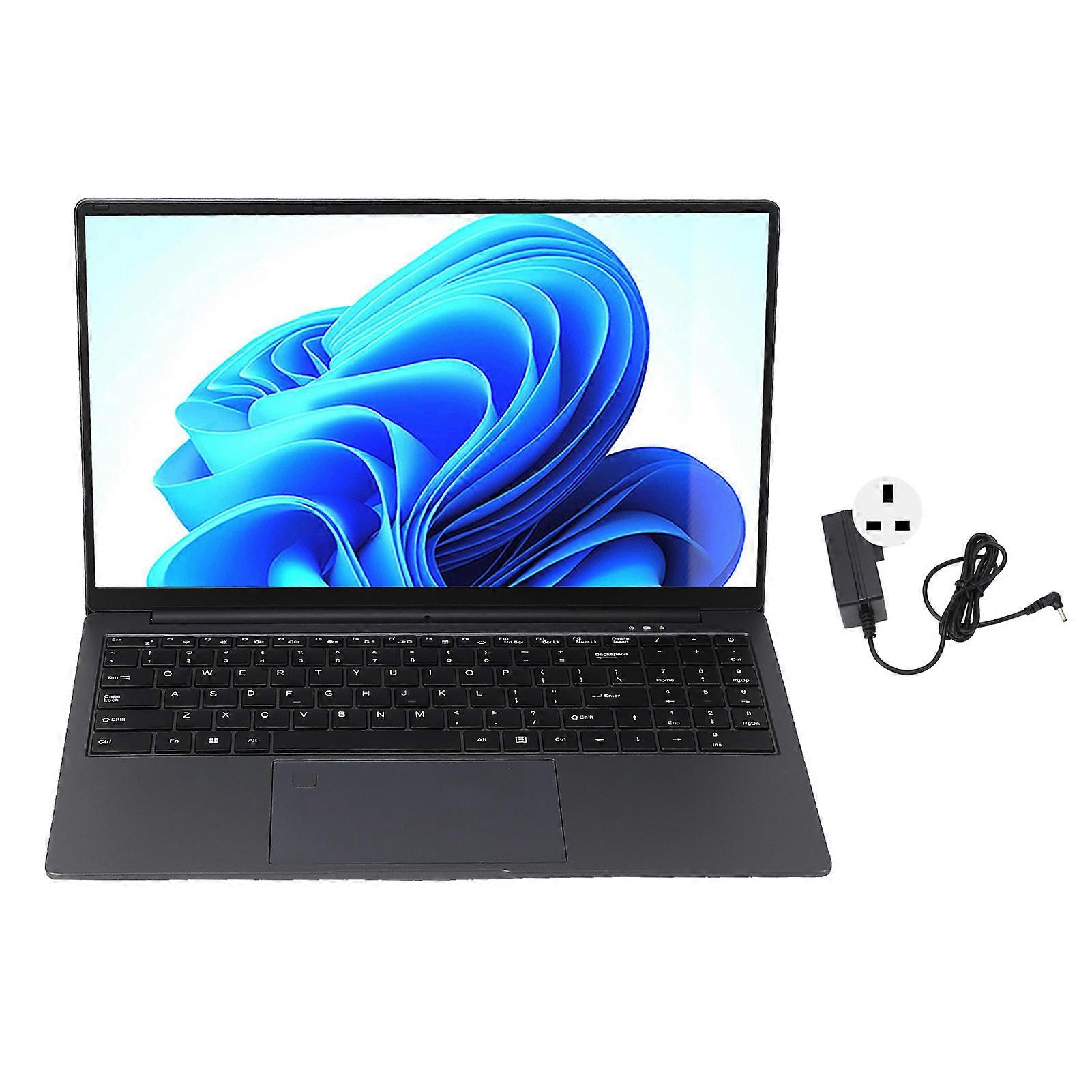15.6 Inch Laptop for Windows 10/11, Celeron Processor, 16GB RAM, Fingerprint Reader