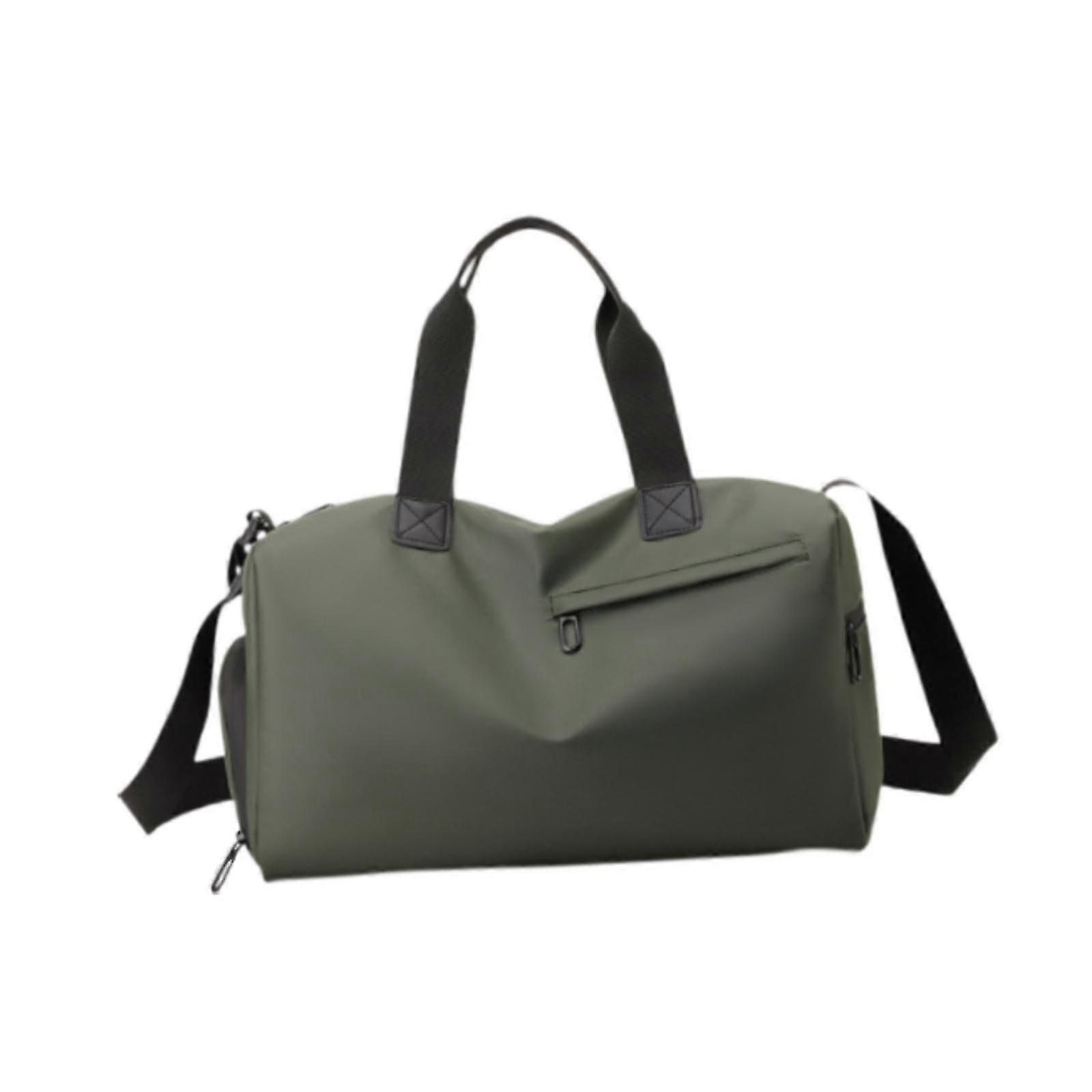Versatile Travel Duffle Bag Featuring Removable Adjustable Shoulder Strap Ideal for Sports Activities in Black Color