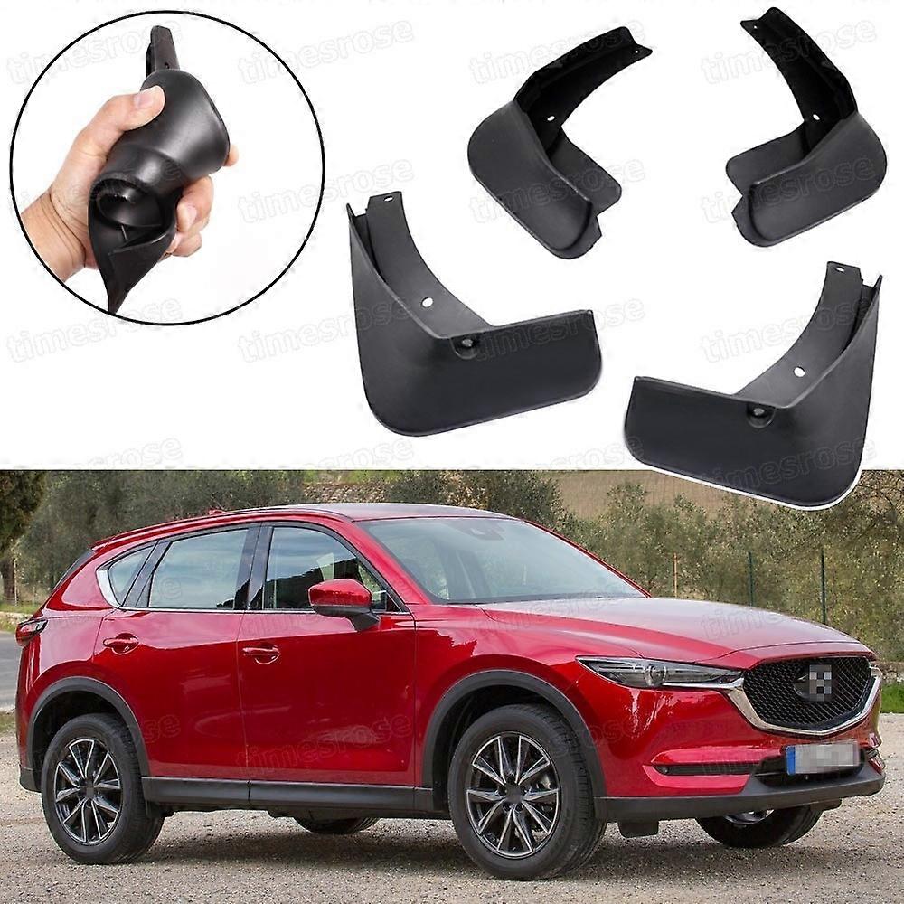 תואם 4 יחידות דשי בוץ לרכב מגיני התזה פגוש מגן בוץ למאזדה CX-5 2017-2022