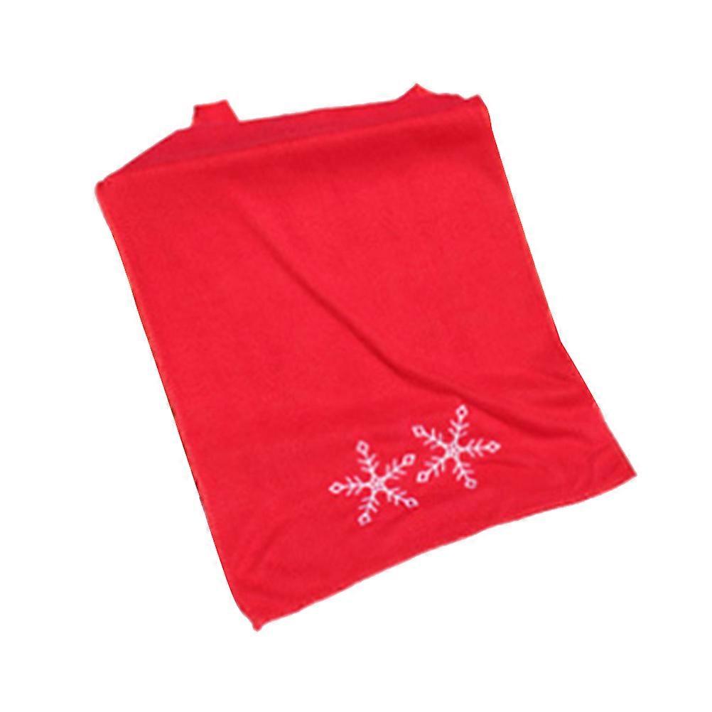 Reusable Dish Cloths Christmas Snow Patterned Towel For Furniture Dirt Removal 76 X 34 X 0.3Cm 1Pack