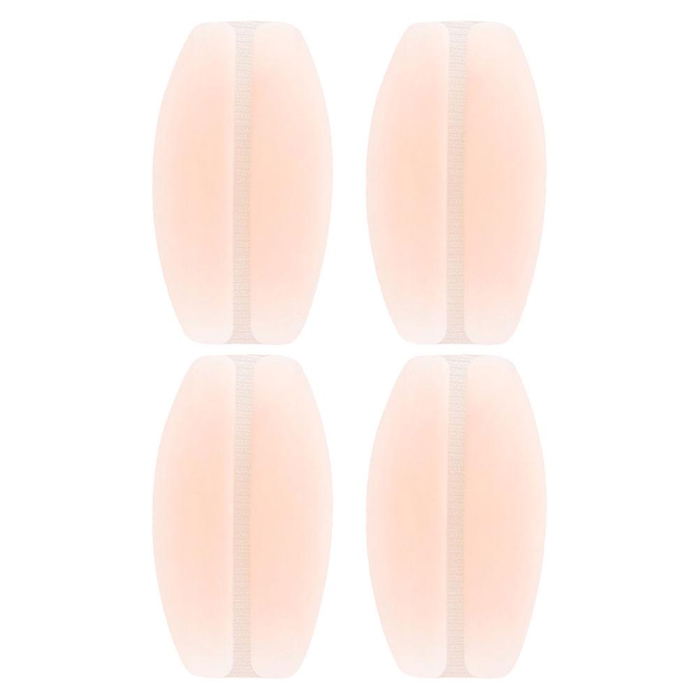 Silicone Bra Strap Cushions Pressure Reduction Flat Universal Fit 9.00X5.00X0.20cm 2Pairs