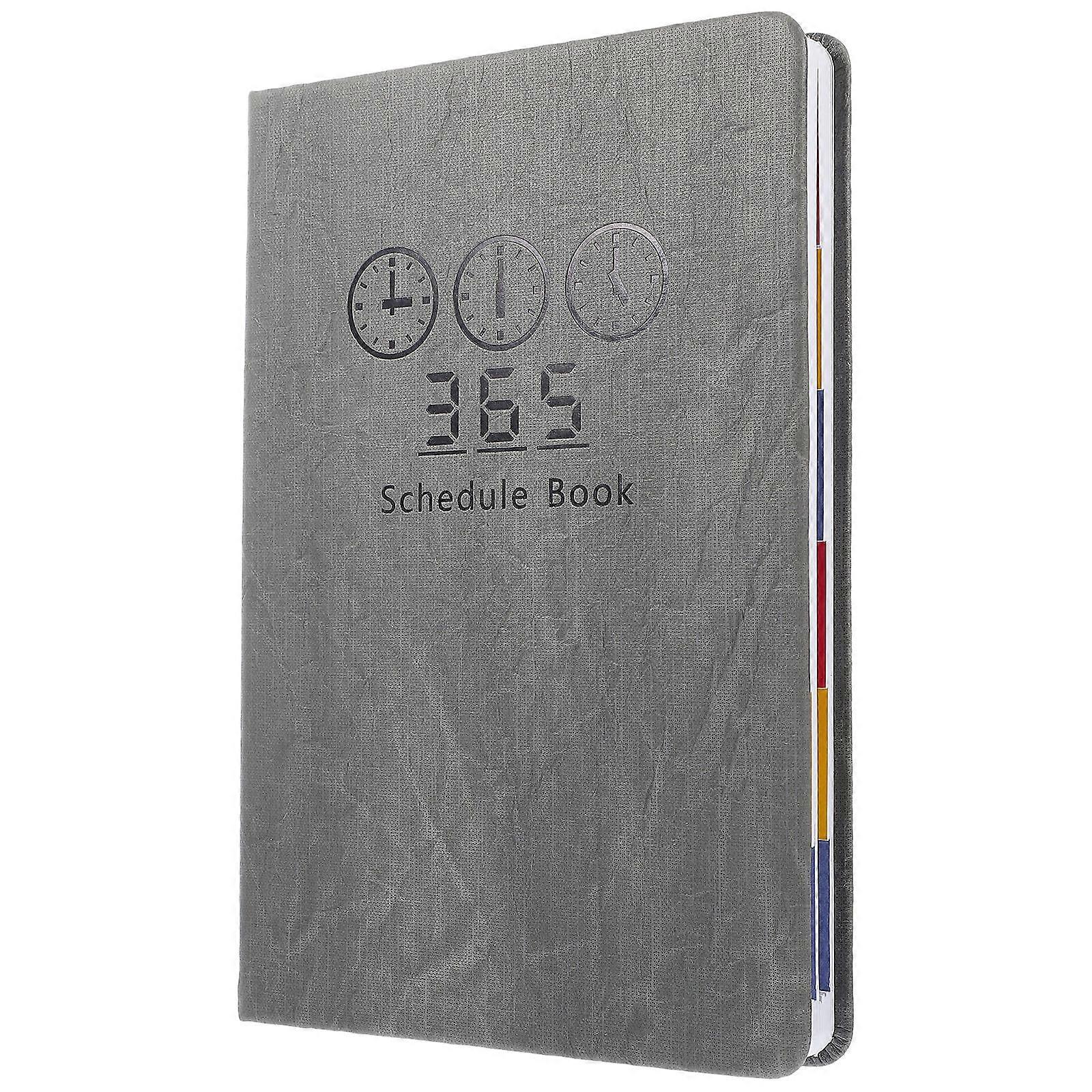 Weekly Planner Notepad Agenda Notebook 2024 Personal Use Grey 21X14.5CM To-Do List Writing 1Pack