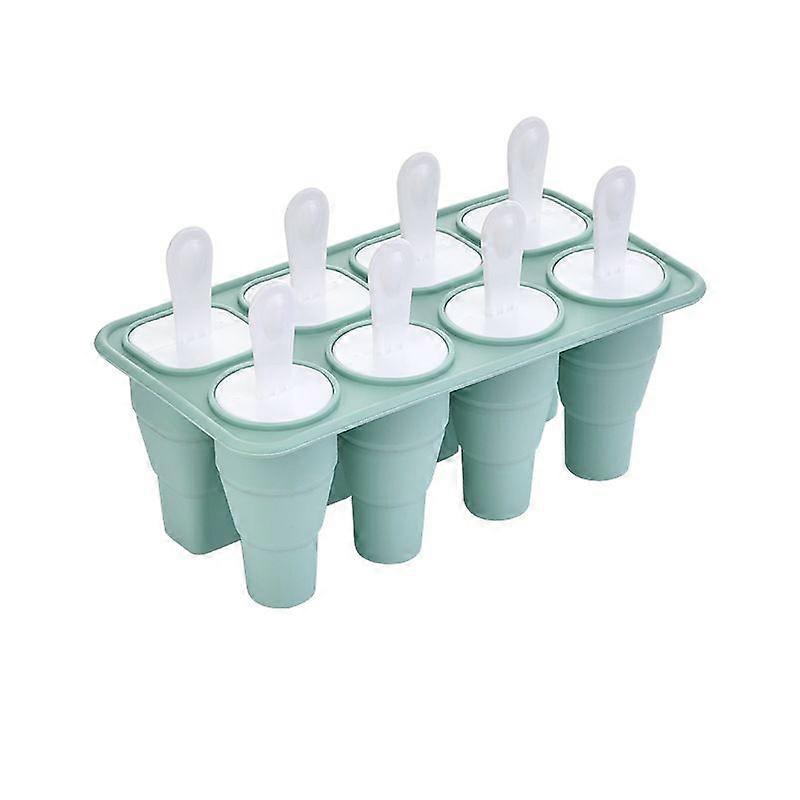 New 8-Piece Silicone Folding Ice Bar Mold Diy Ice Box