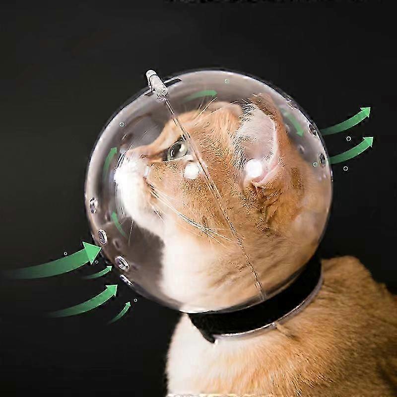 Breathable Anti-Bite Anti-Licking Cat Accessories Protective Space Hood Grooming Mask Cat Muzzle Bath Grooming For Small Cat